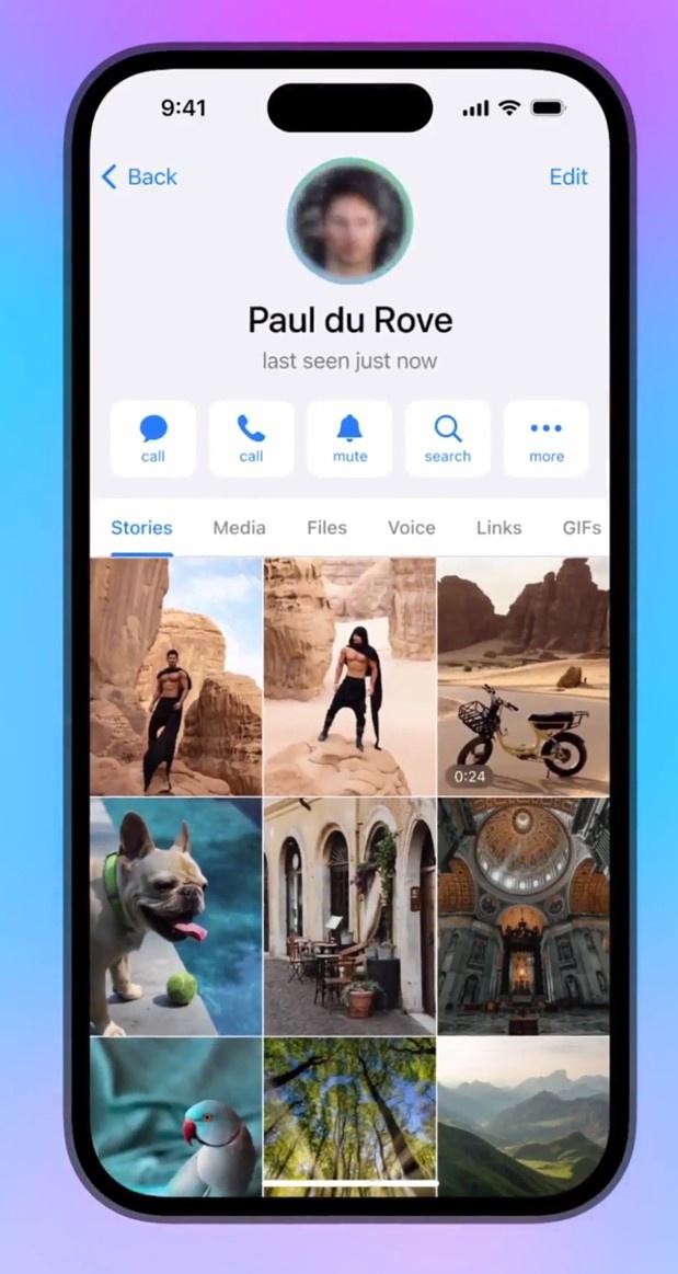 下个月Telegram将推出故事功能：可以准确指定受众，最短6小时后删除